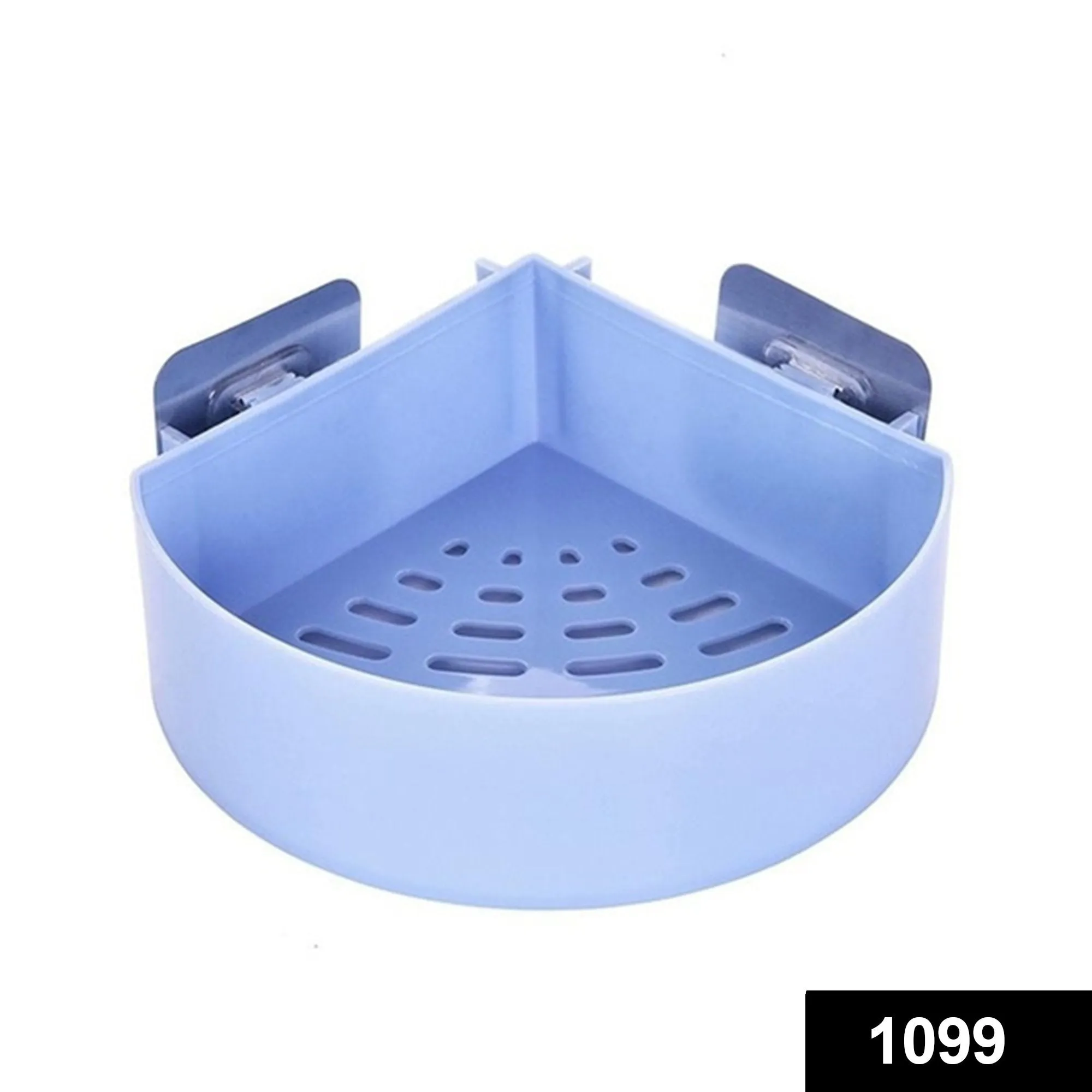 1099 Plastic Multipurpose Kitchen Bathroom Shelf Wall Holder Storage Rack