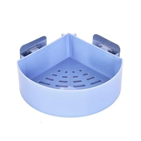 1099 Plastic Multipurpose Kitchen Bathroom Shelf Wall Holder Storage Rack