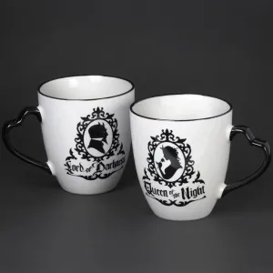 12 oz Ceramic Mug Set - Lord of Darkness & Queen of the Night