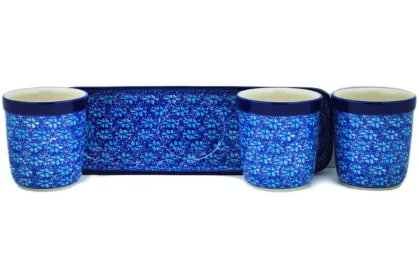 12" Set of 3 Planters - Deep Into The Blue Sea