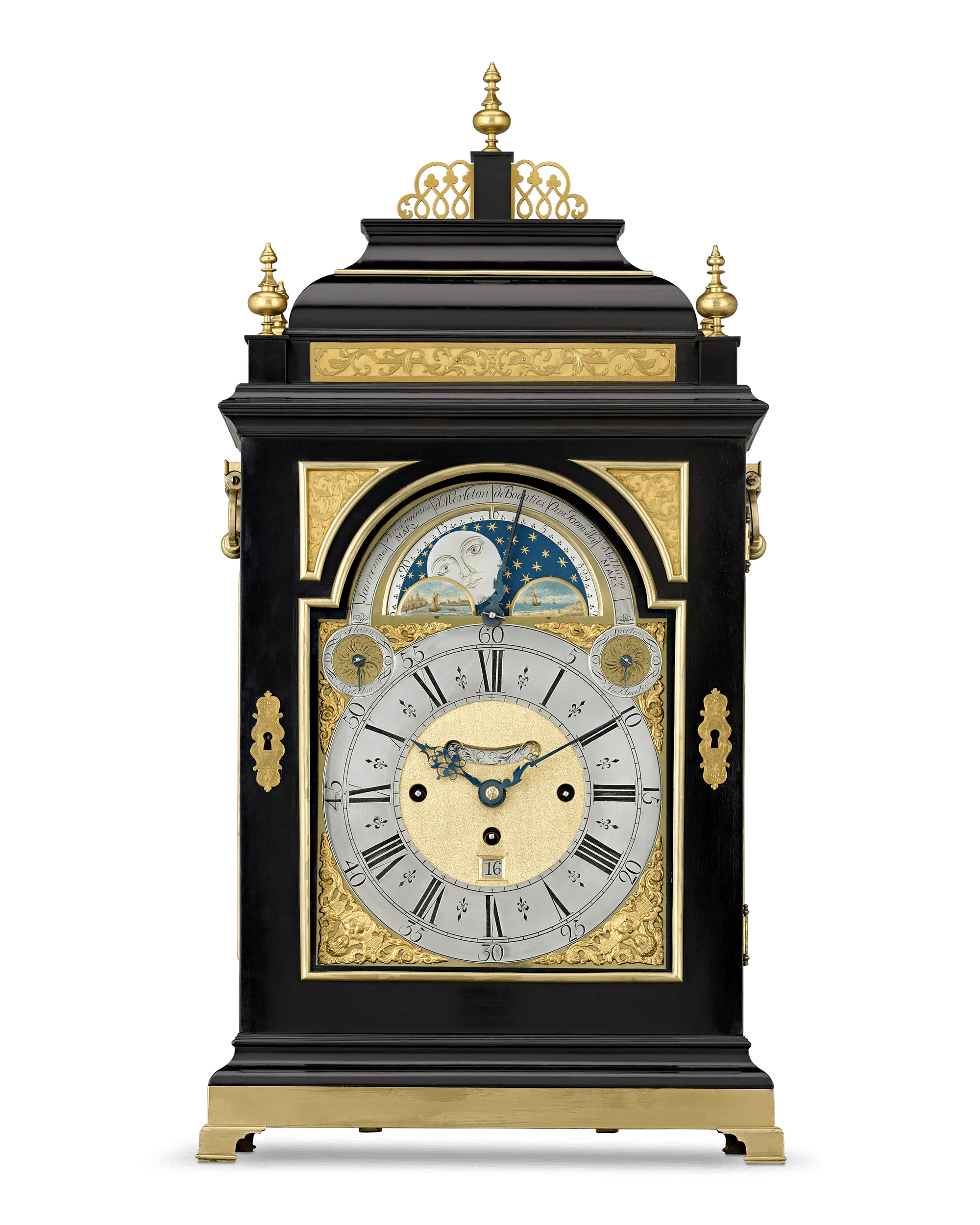 18th-Century Dutch Musical Bracket Clock