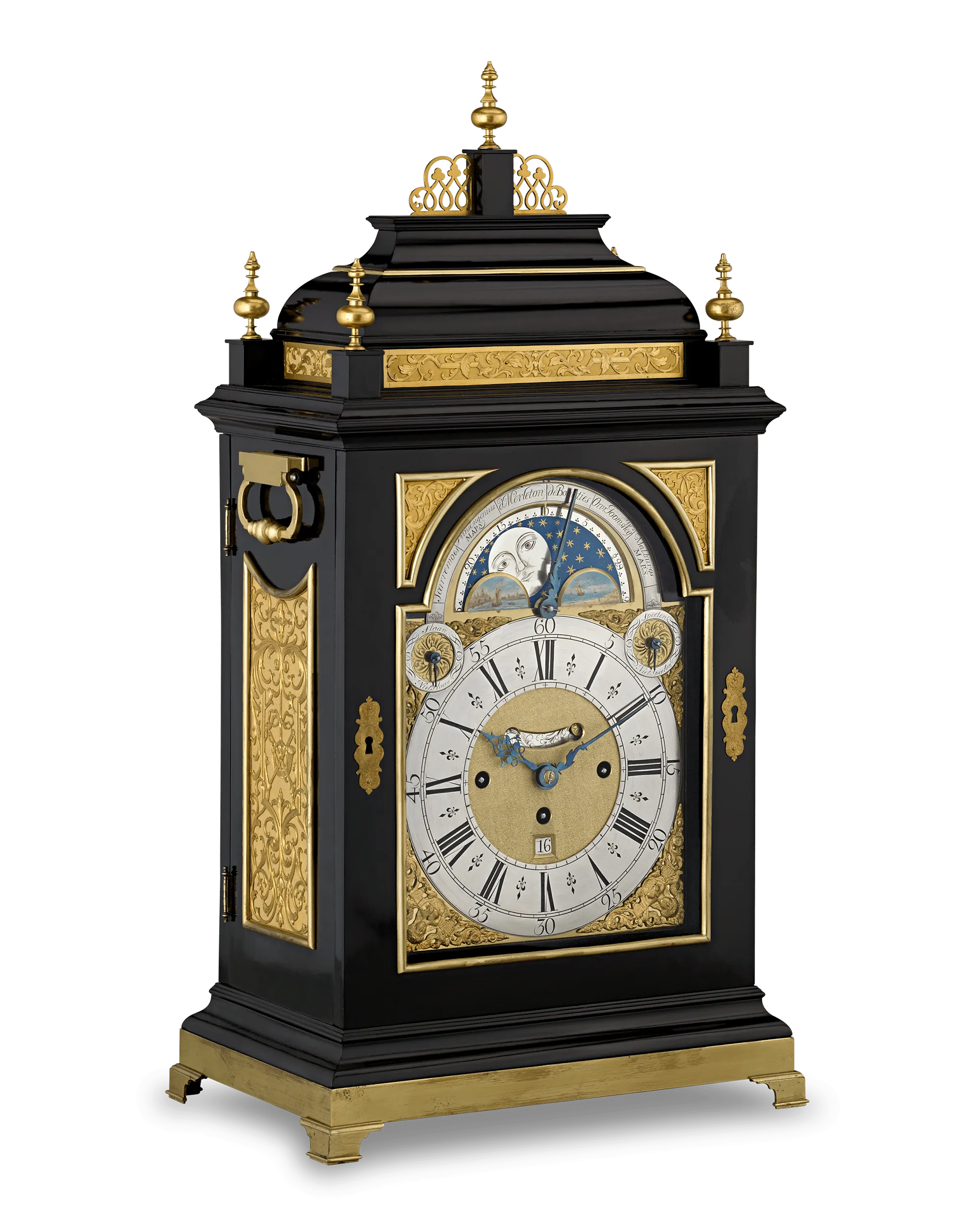 18th-Century Dutch Musical Bracket Clock