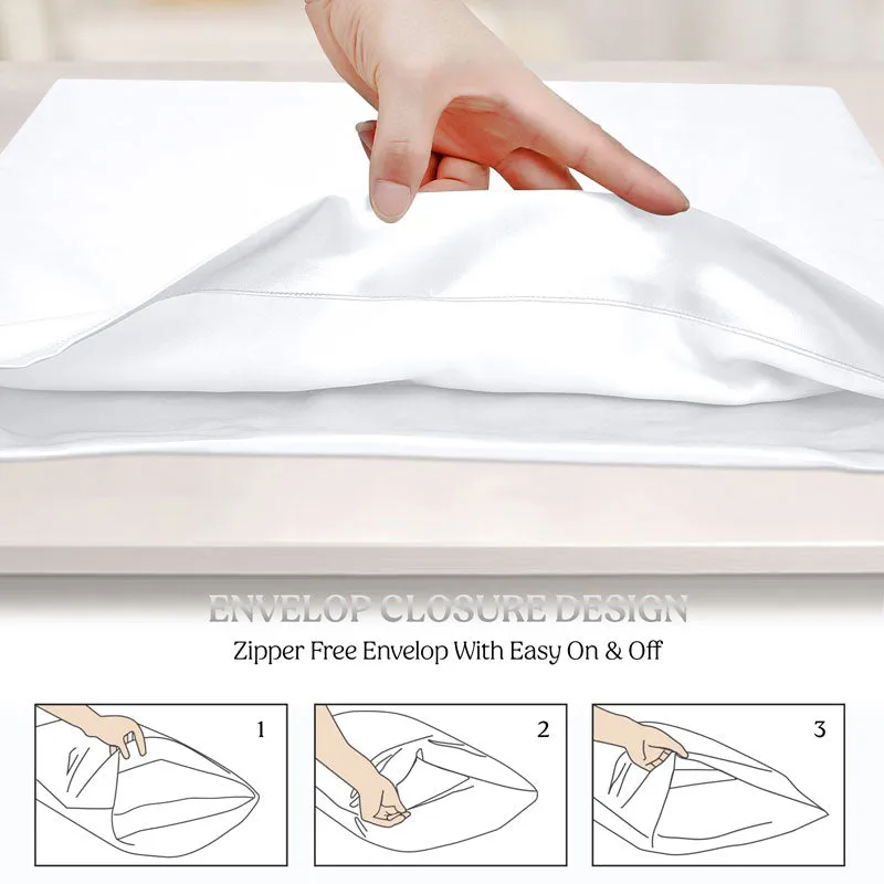 2-Pack of Soft Cooling Satin Pillowcases