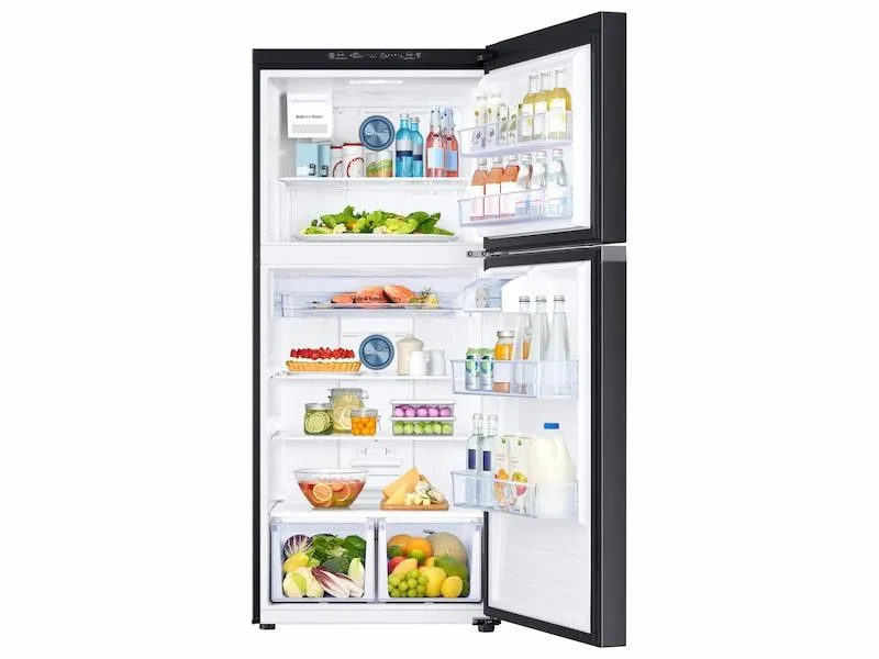 21 cu. ft. Top Freezer Refrigerator with FlexZone™ and Ice Maker in Black Stainless Steel