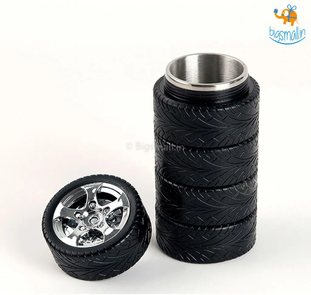 3D Tyre Hot & Cold Flask