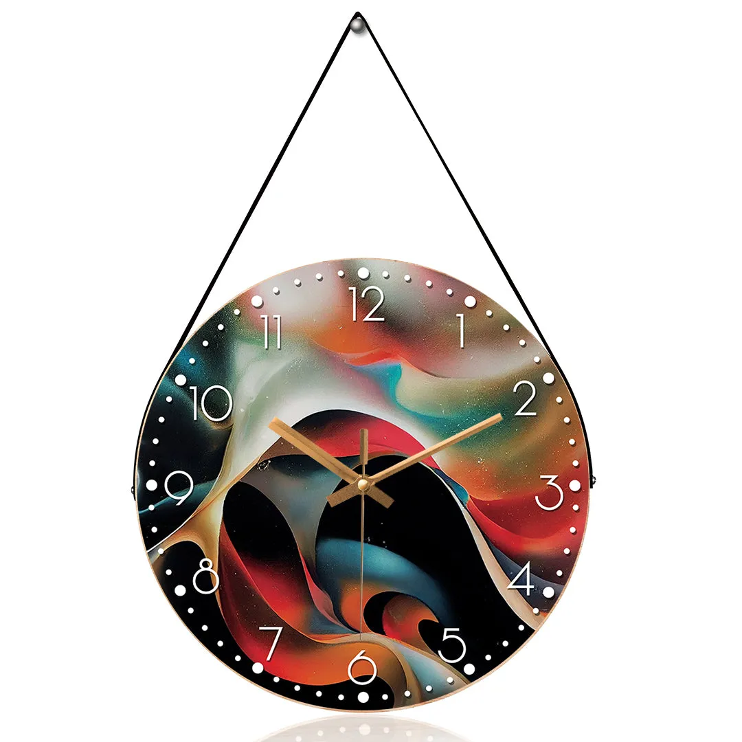 Acrylic texture wall clock