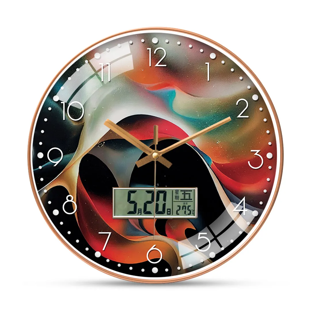 Acrylic texture wall clock