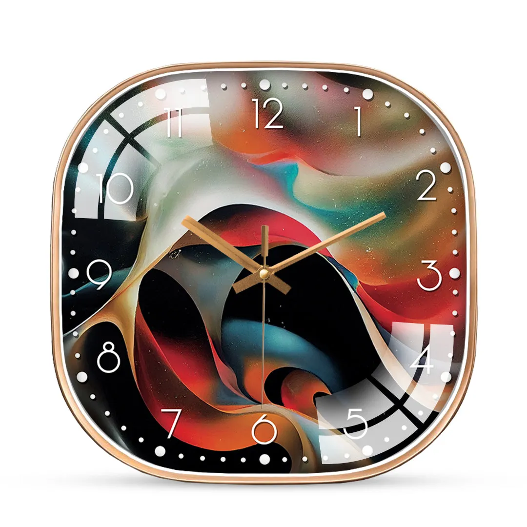 Acrylic texture wall clock