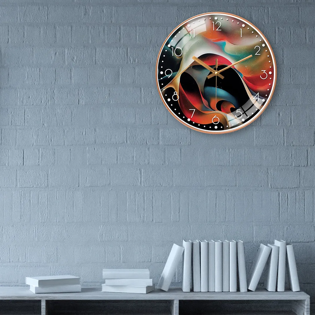 Acrylic texture wall clock