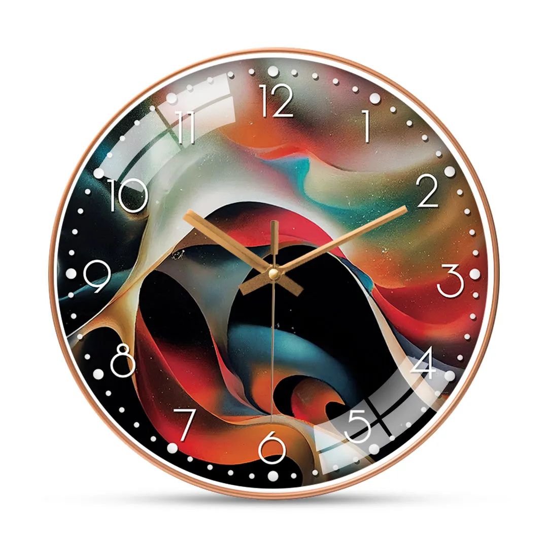 Acrylic texture wall clock