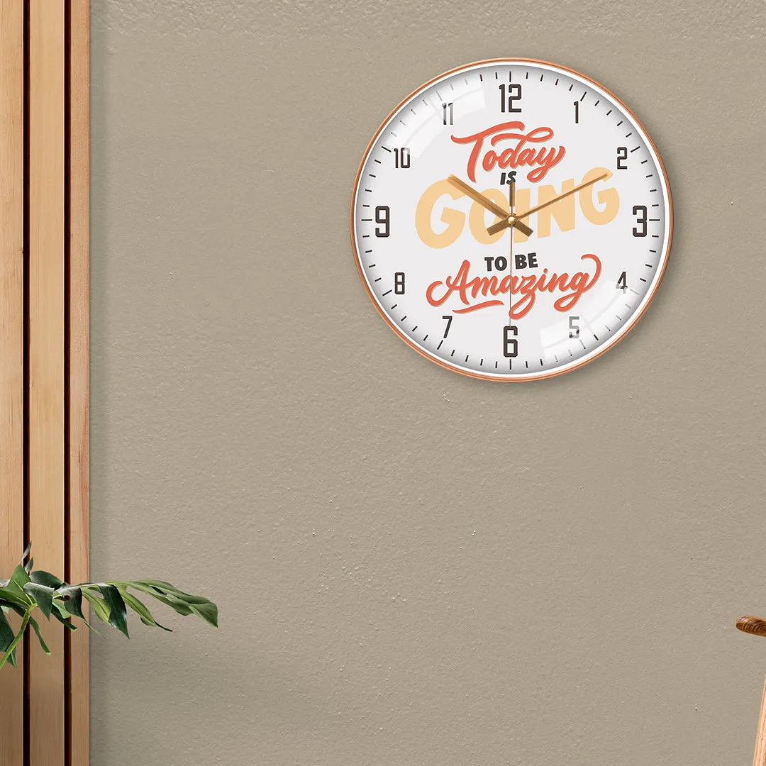 Amazing inspirational wall clock