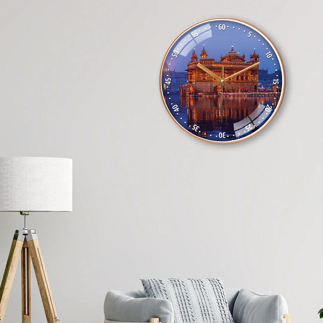 Amritsar sikhism wall clock