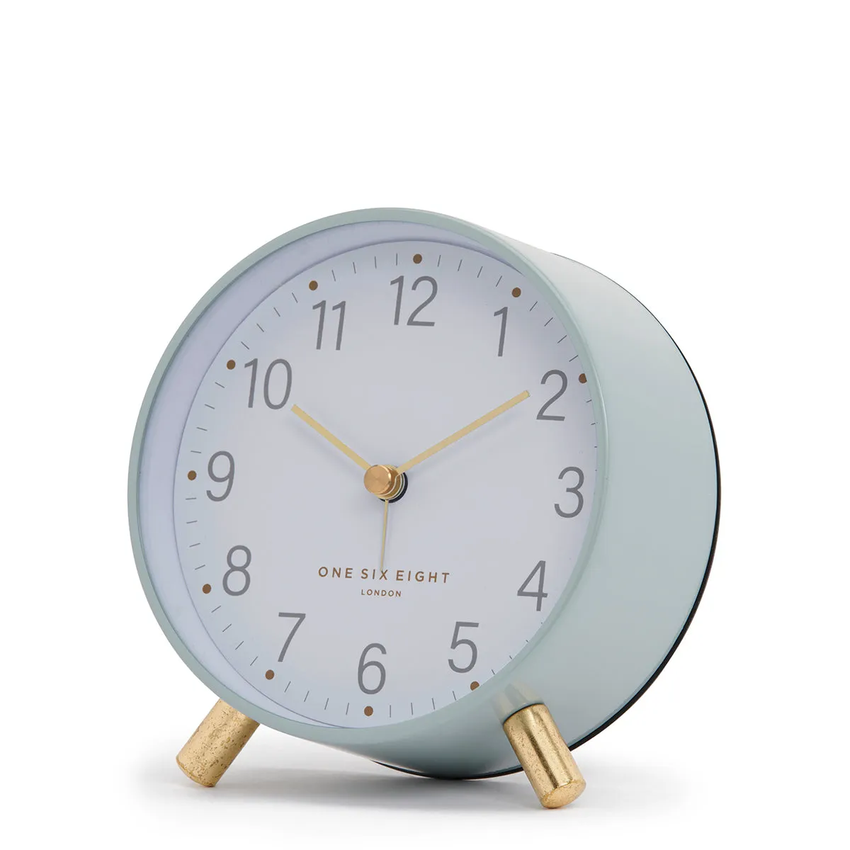 Angelina Silent Alarm Clock - Sage Green