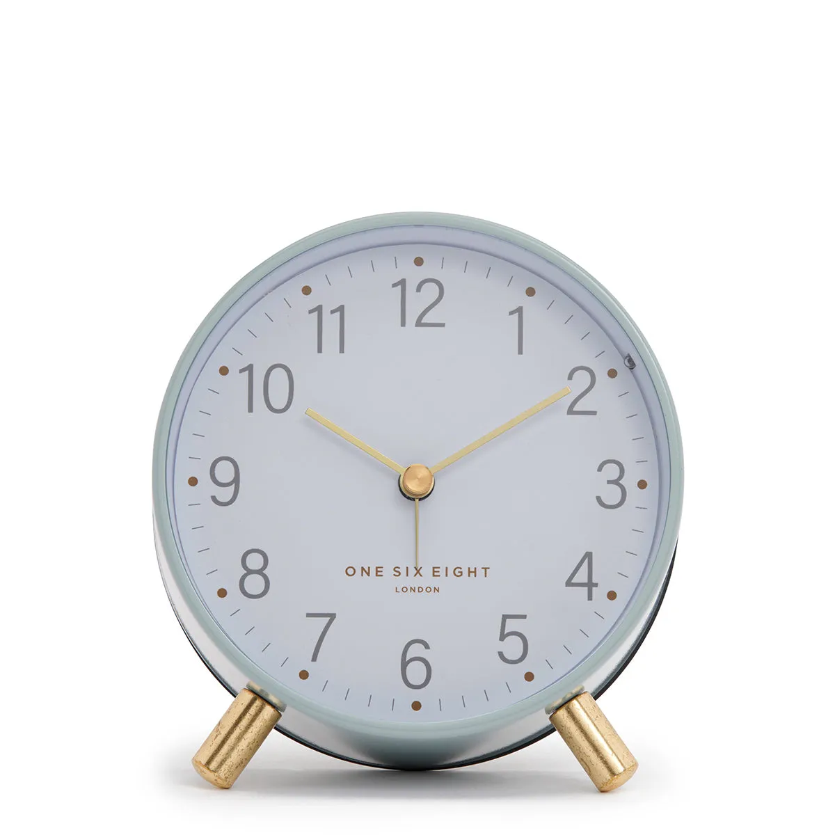 Angelina Silent Alarm Clock - Sage Green