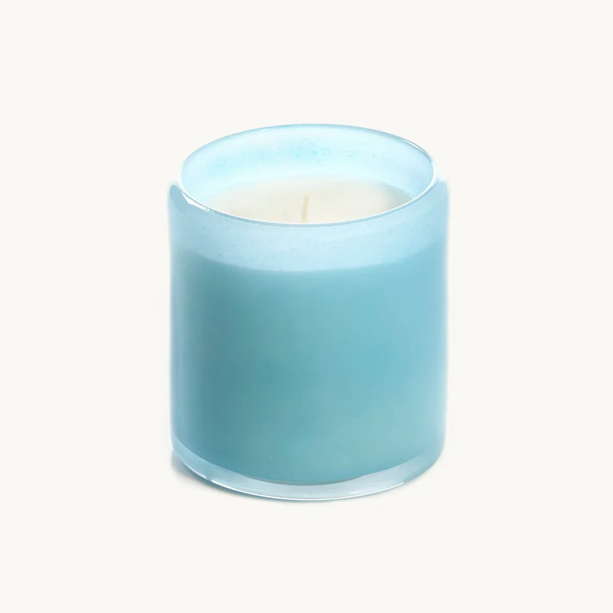 Aqua Medium Cylinder Candle