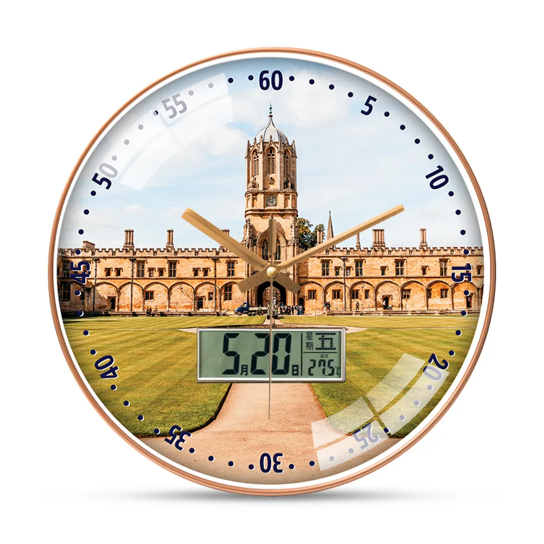 Architecture tom tower oxford wall clock