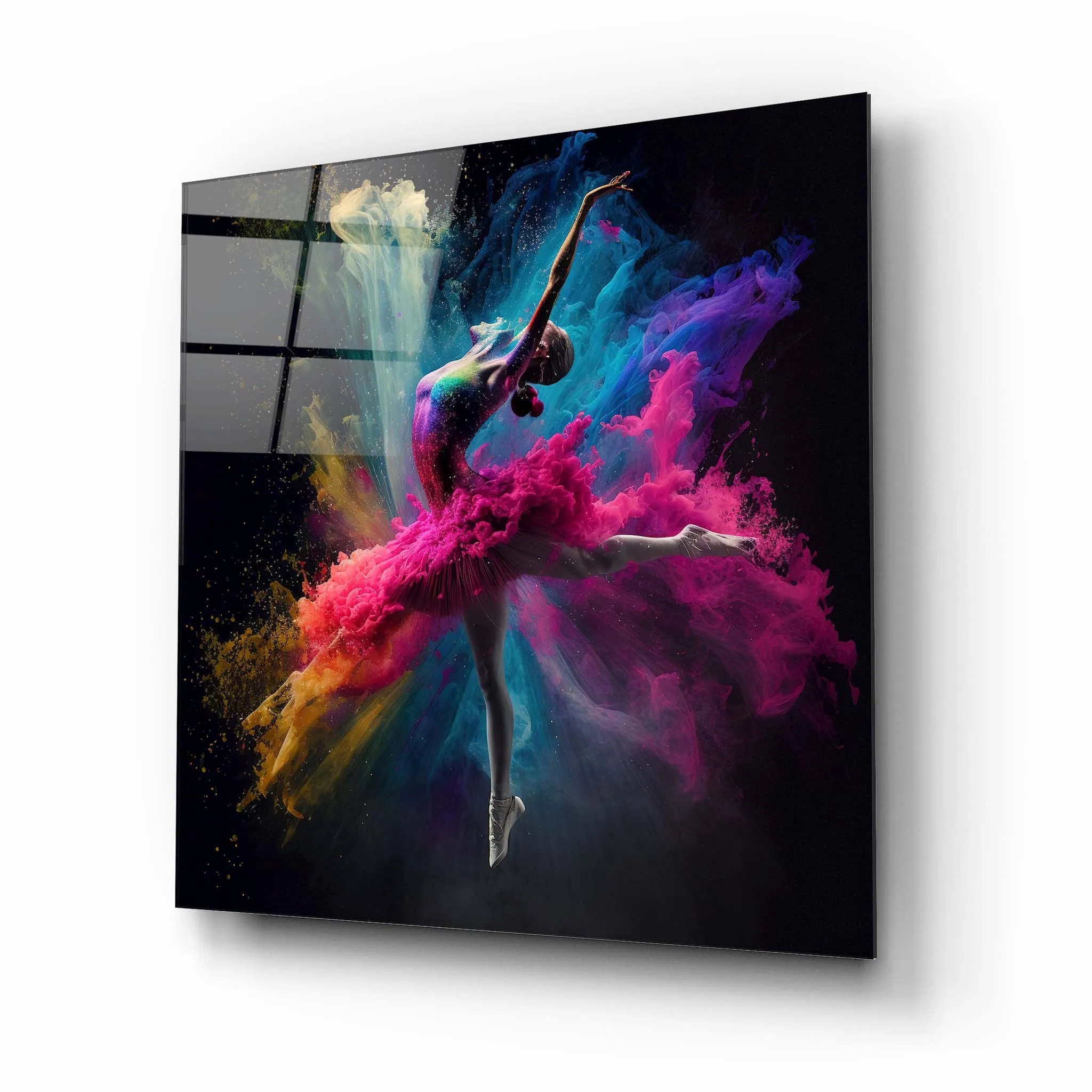 Ballerina Glass Wall Art