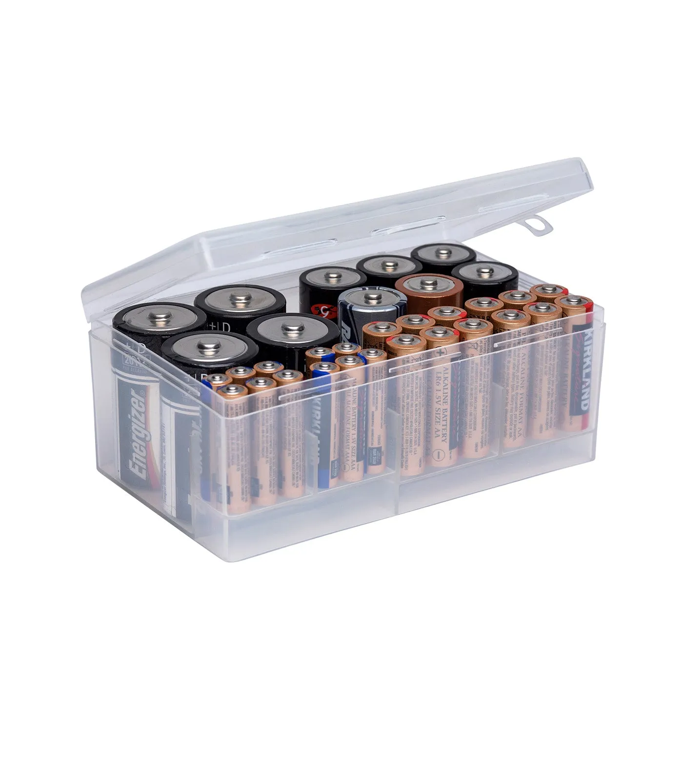 Battery Organizer Clear