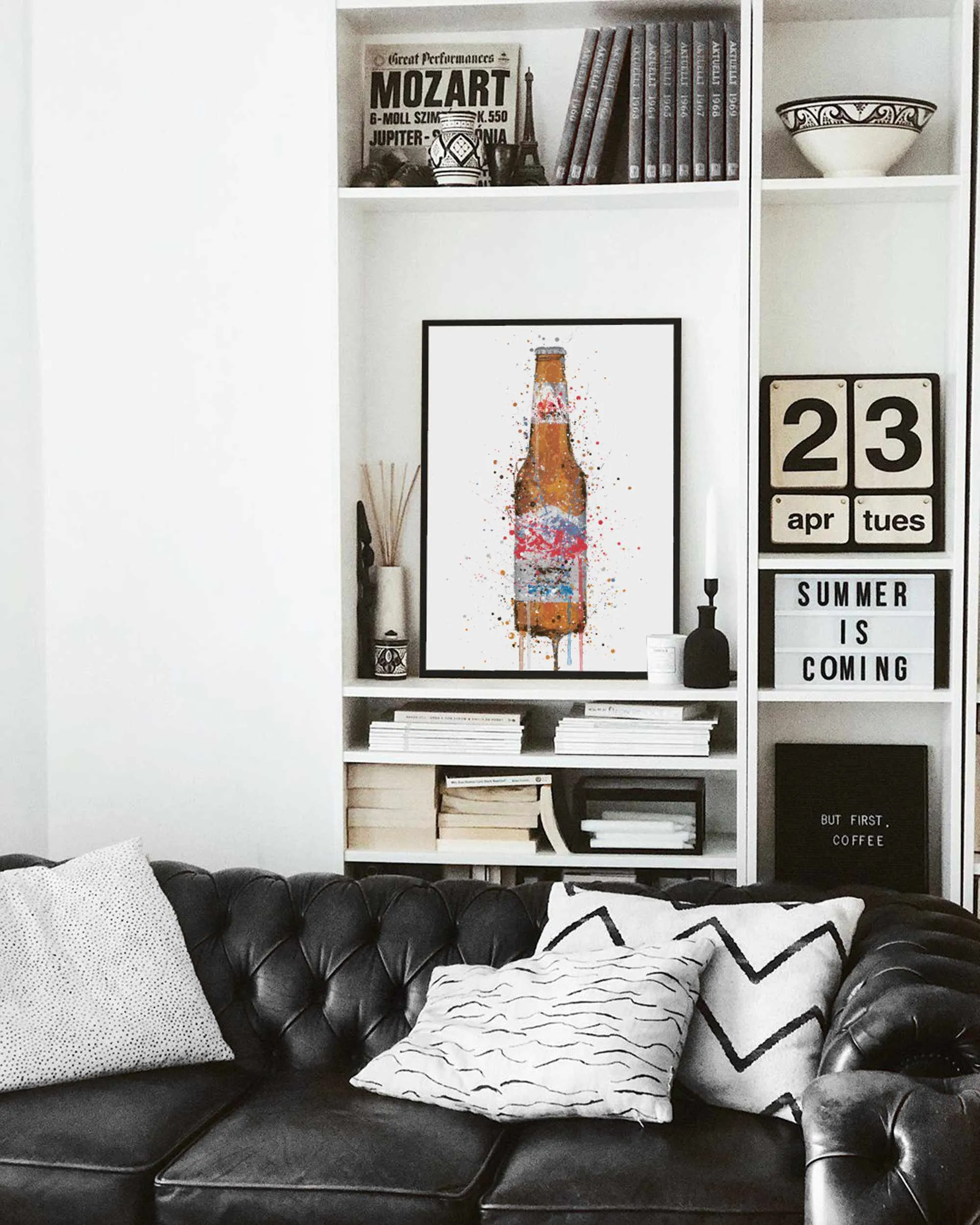 Beer Bottle Wall Art Print ‘Summit’