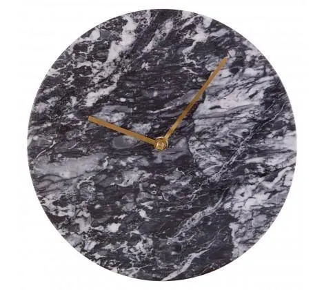 Black Marble Wall Clock