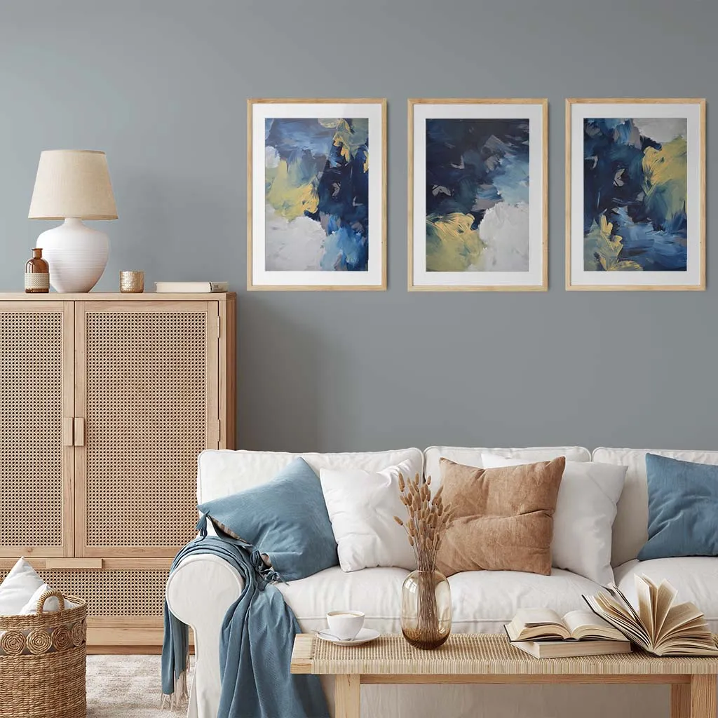 Blended Abstract Landscape - Print Set Of 3