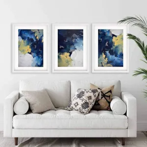 Blended Abstract Landscape - Print Set Of 3