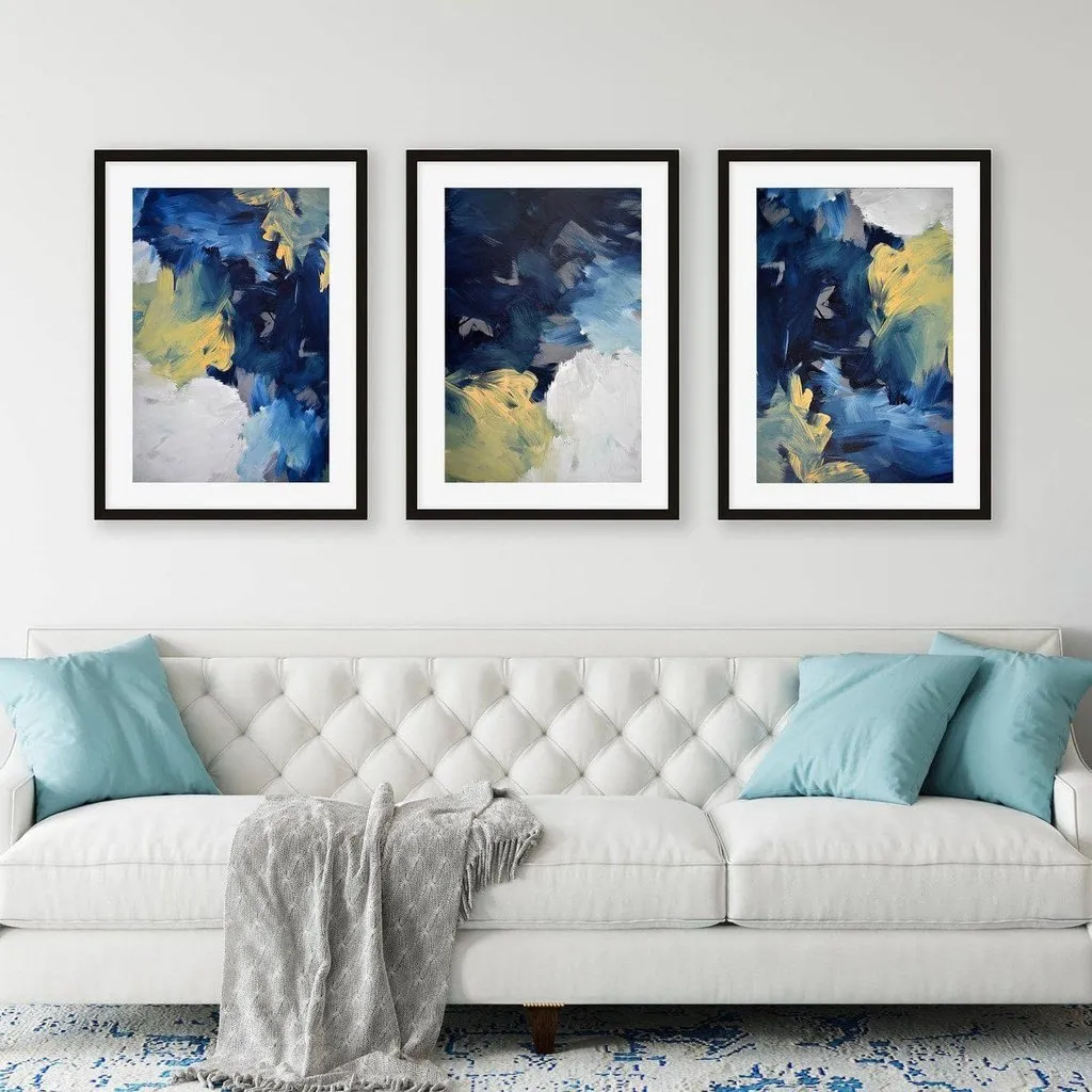 Blended Abstract Landscape - Print Set Of 3