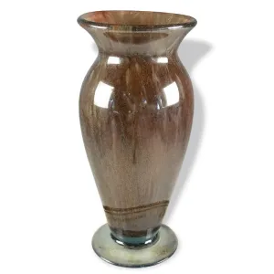 Brown Sugar Round Glass Vase