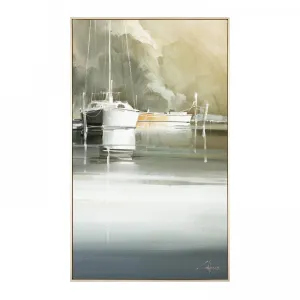 Canvas Framed Print - Marina Days