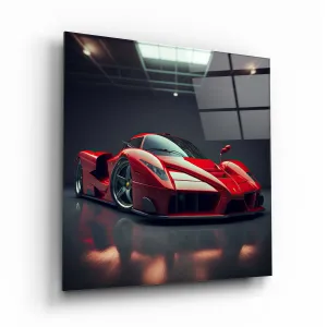 Car Glass Wall Art Table