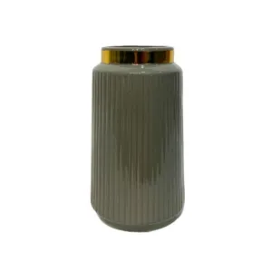 Ceramic Flower Vase Olive