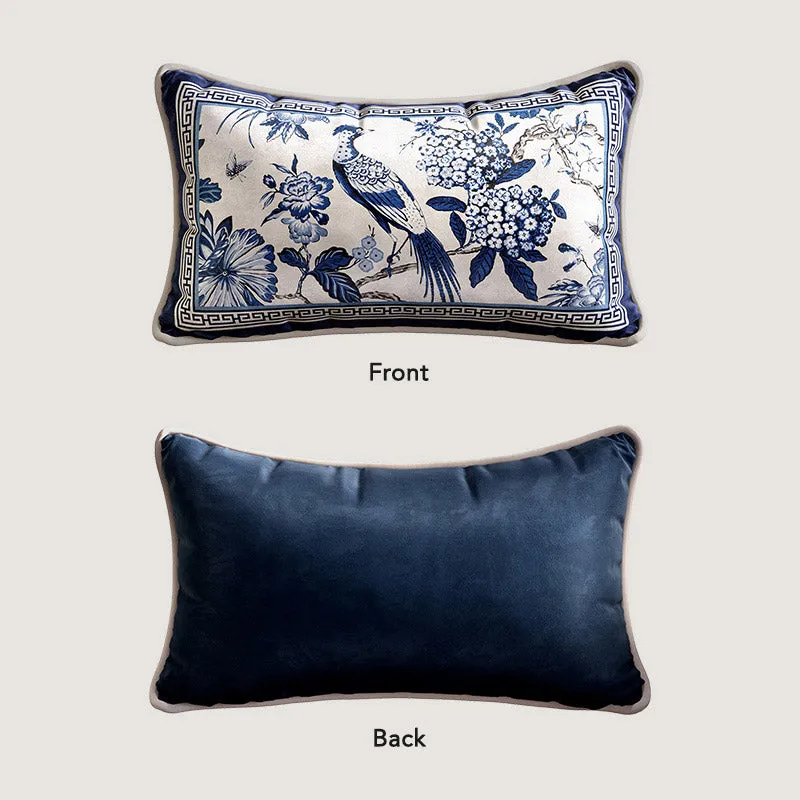 Chinese Classic Blue and White Cushion Series Butterfly/Gourd/Square Shaped Cushion Pillows Home Decor