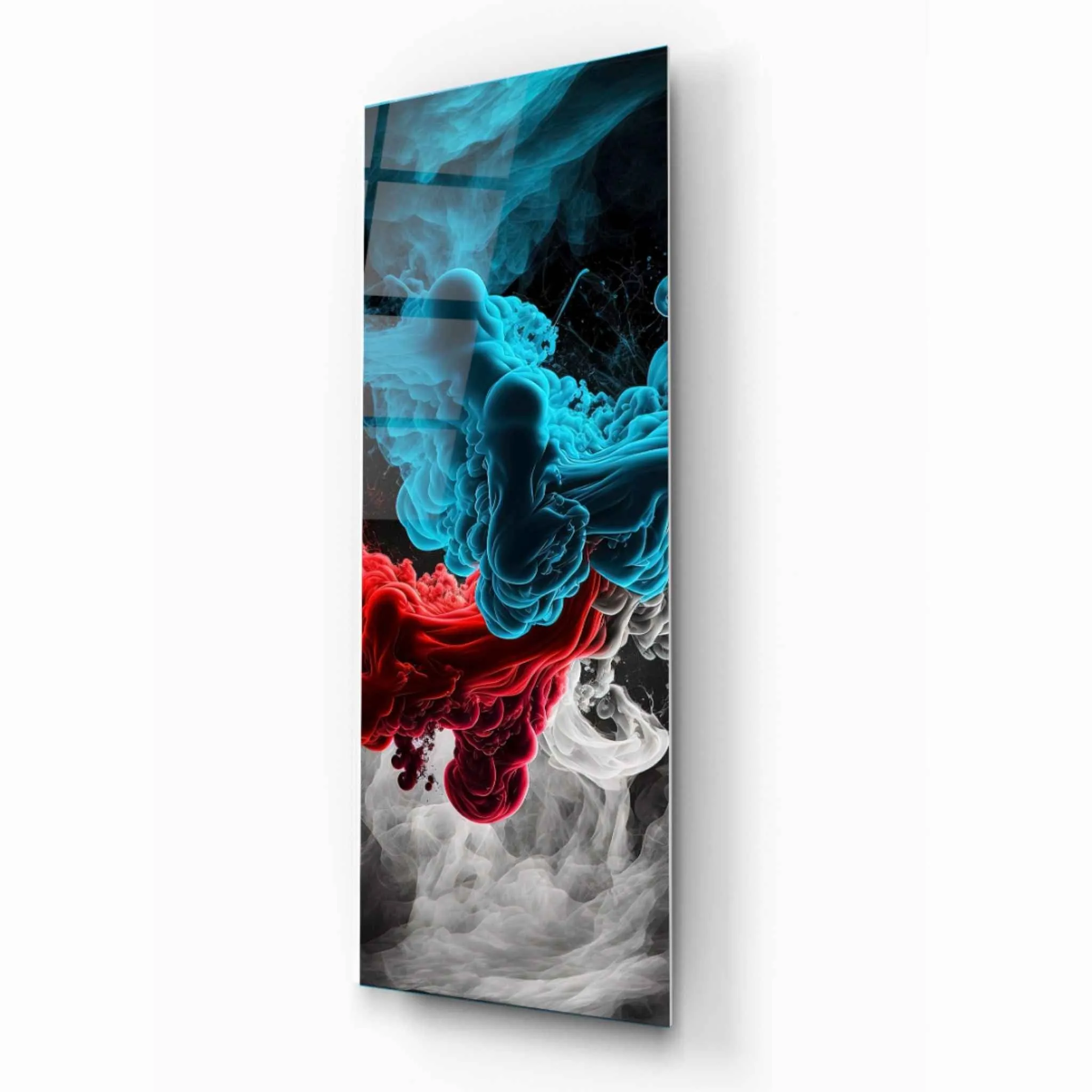 Colourful Clouds Glass Wall Art