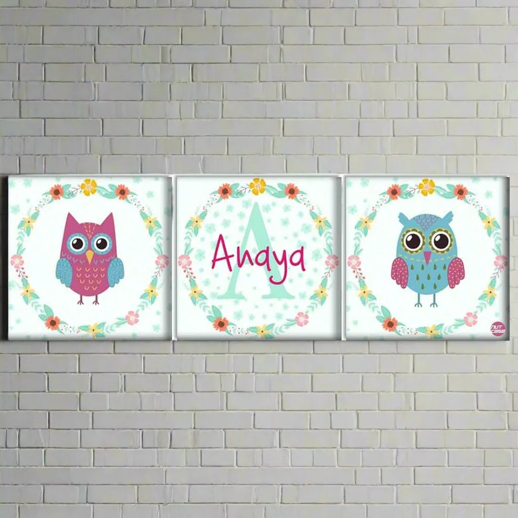 Custom Nursery Wall Art - Owl