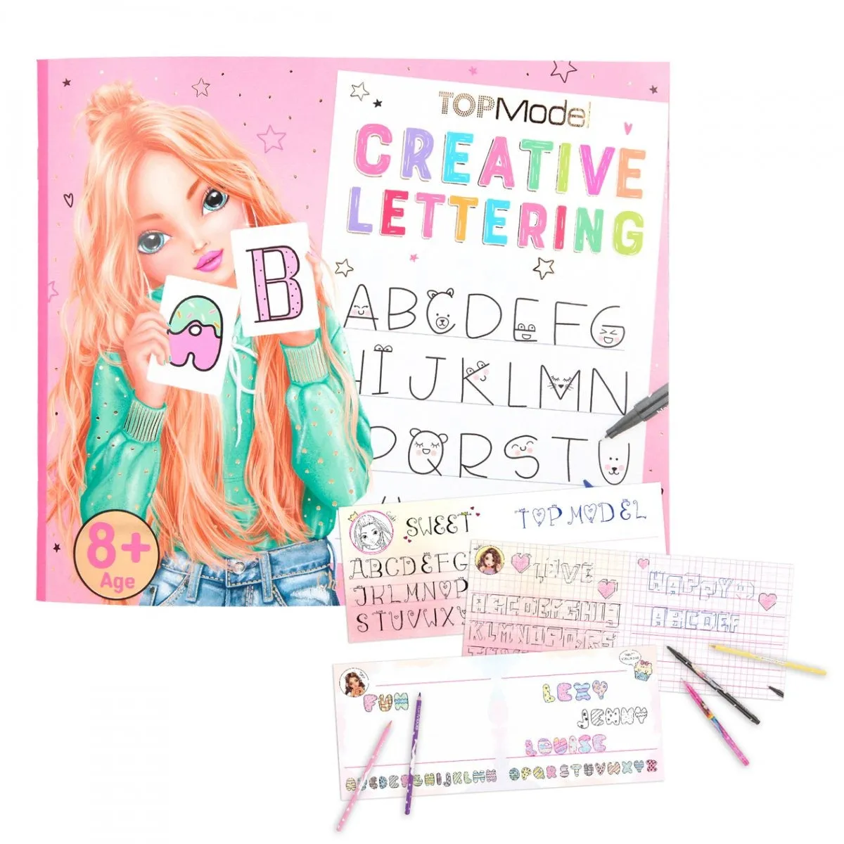 Depesche Topmodel Creative Lettering Colouring Book