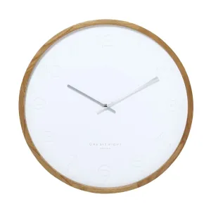 Fiona 50cm Wall Clock - White