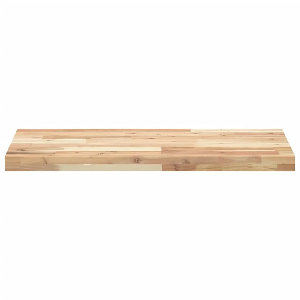 Floating Shelves 3 pcs 120x40x4 cm Untreated Solid Wood Acacia