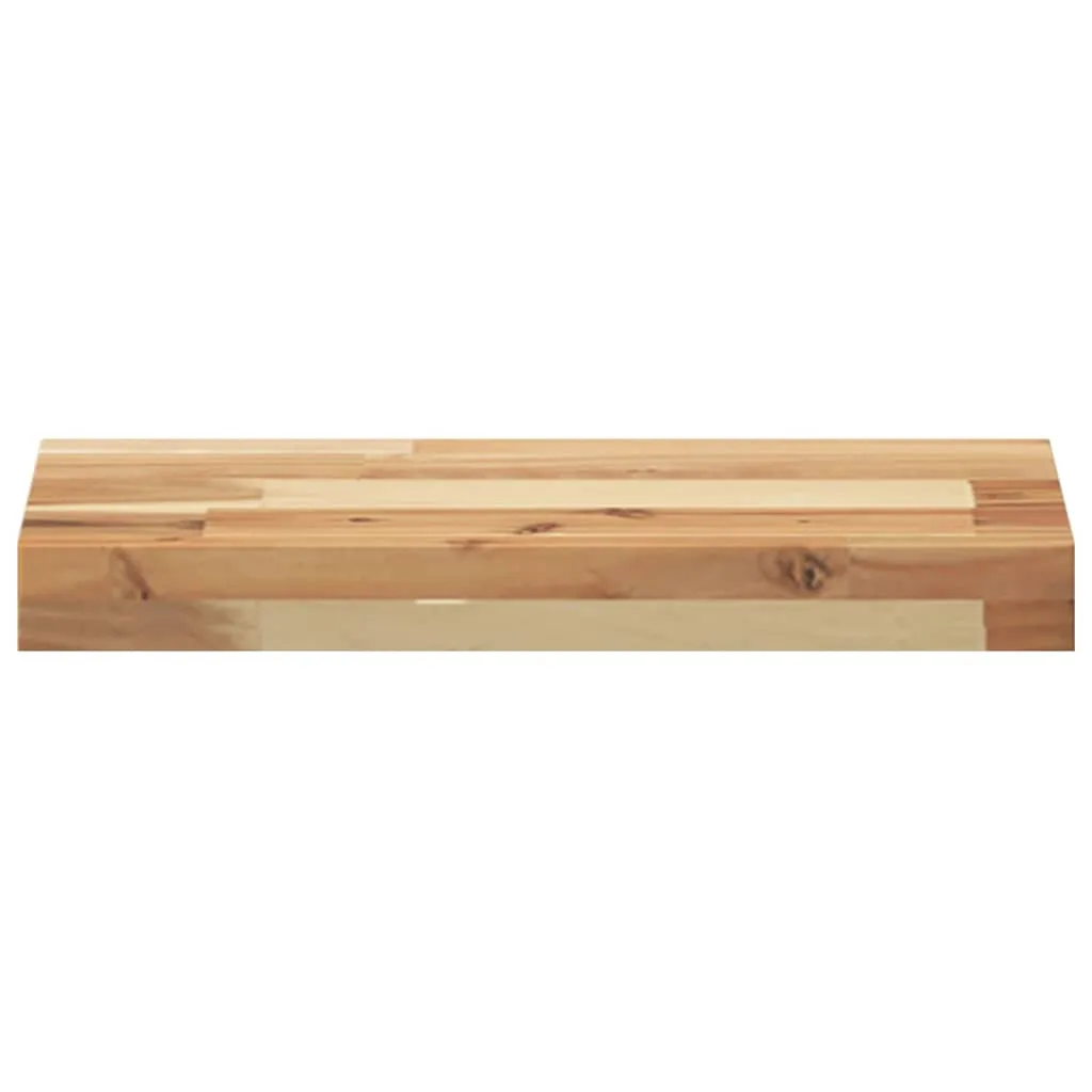 Floating Shelves 3 pcs 60x20x4 cm Oil Finished Solid Wood Acacia