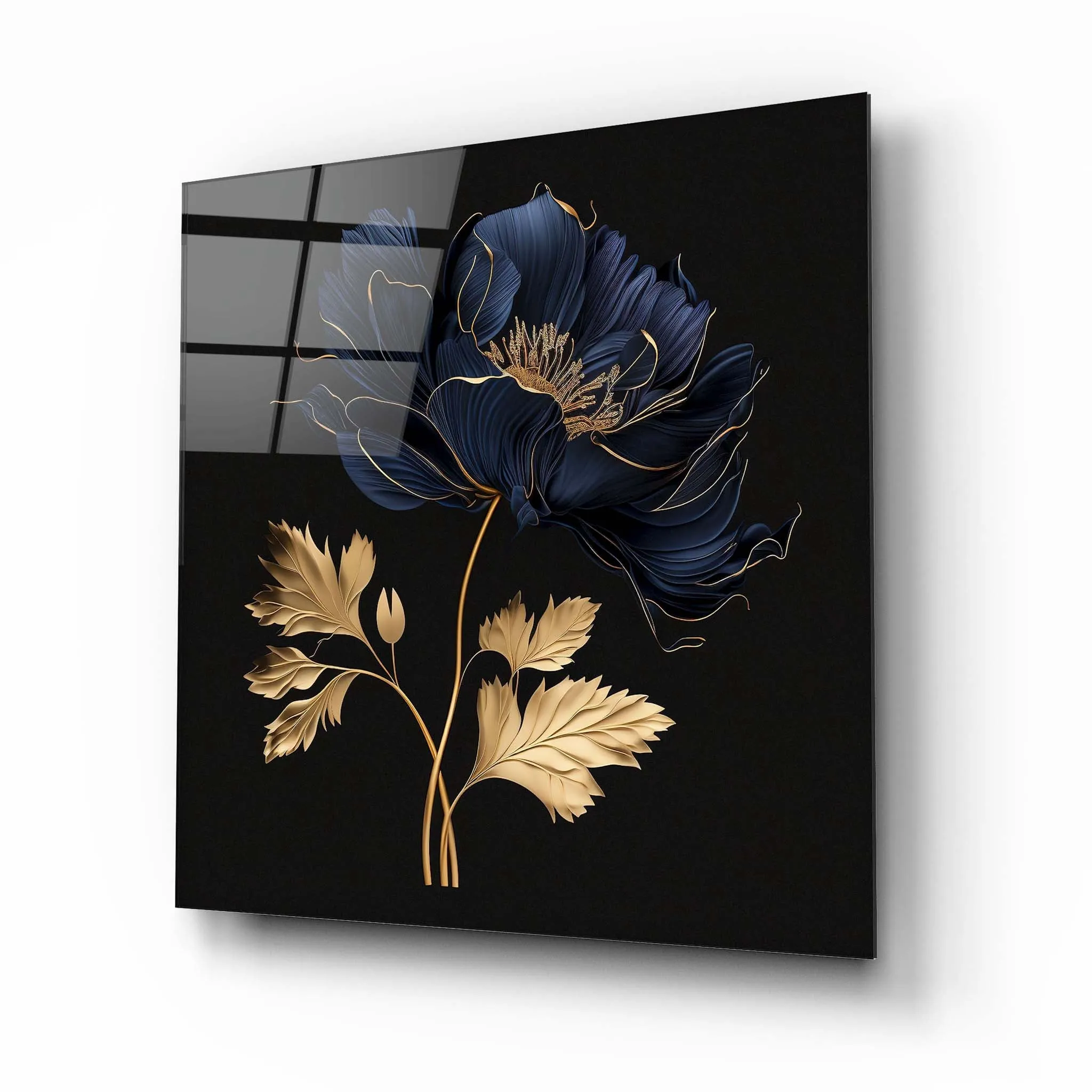 Flower Glass Wall Art 10