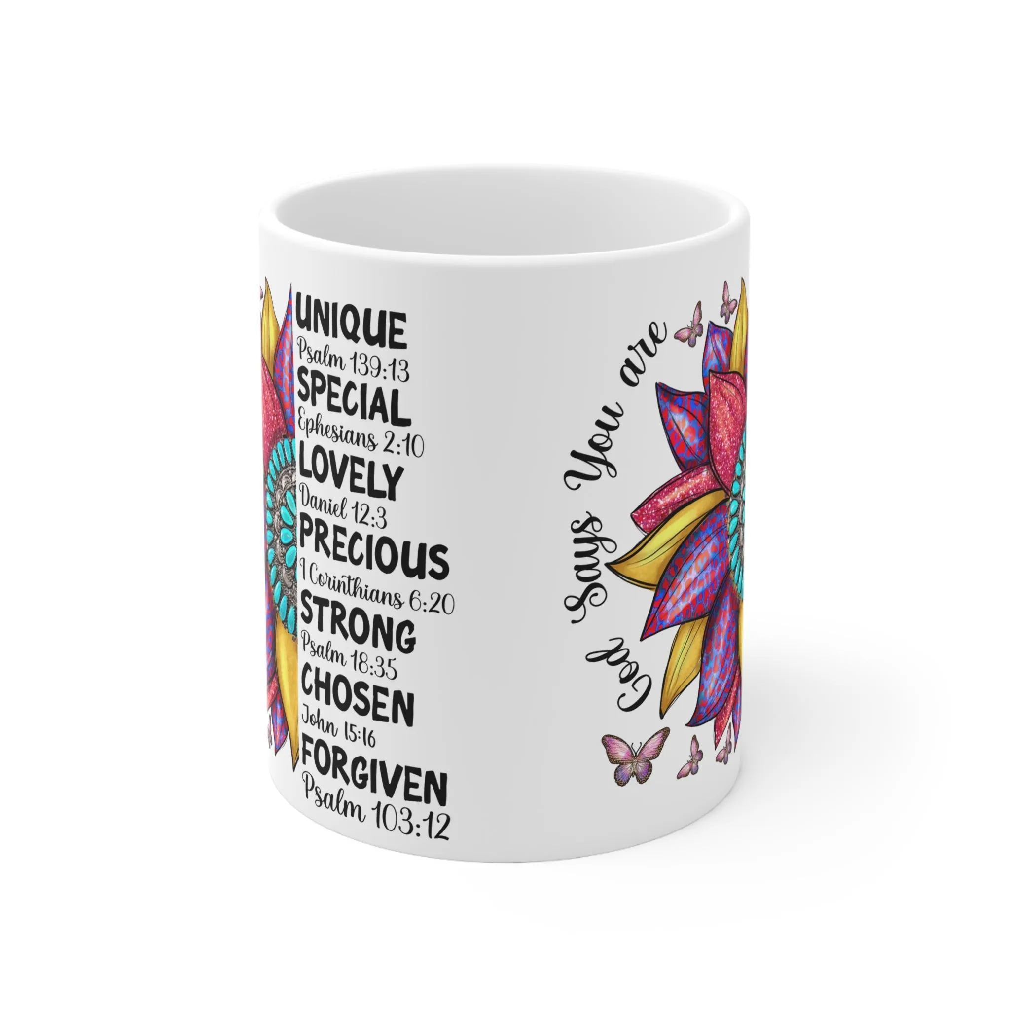 GOD SAYS YOU ARE MUG - MUGSCITY - Free Shipping