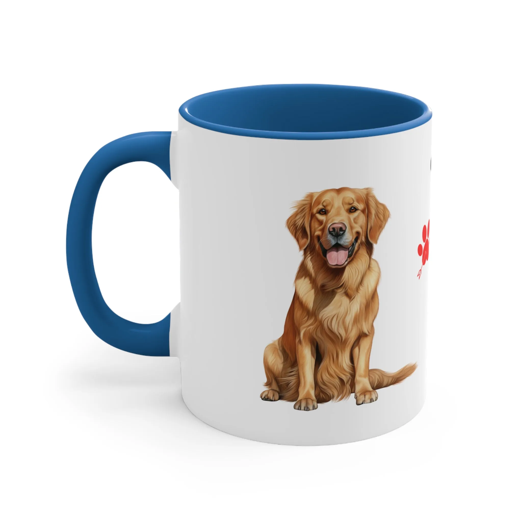 GOLDEN RETRIEVER MUG - Dog Breeds Mugs - Red, Black, Blue and Navy - MUGSCITY - Free Shipping