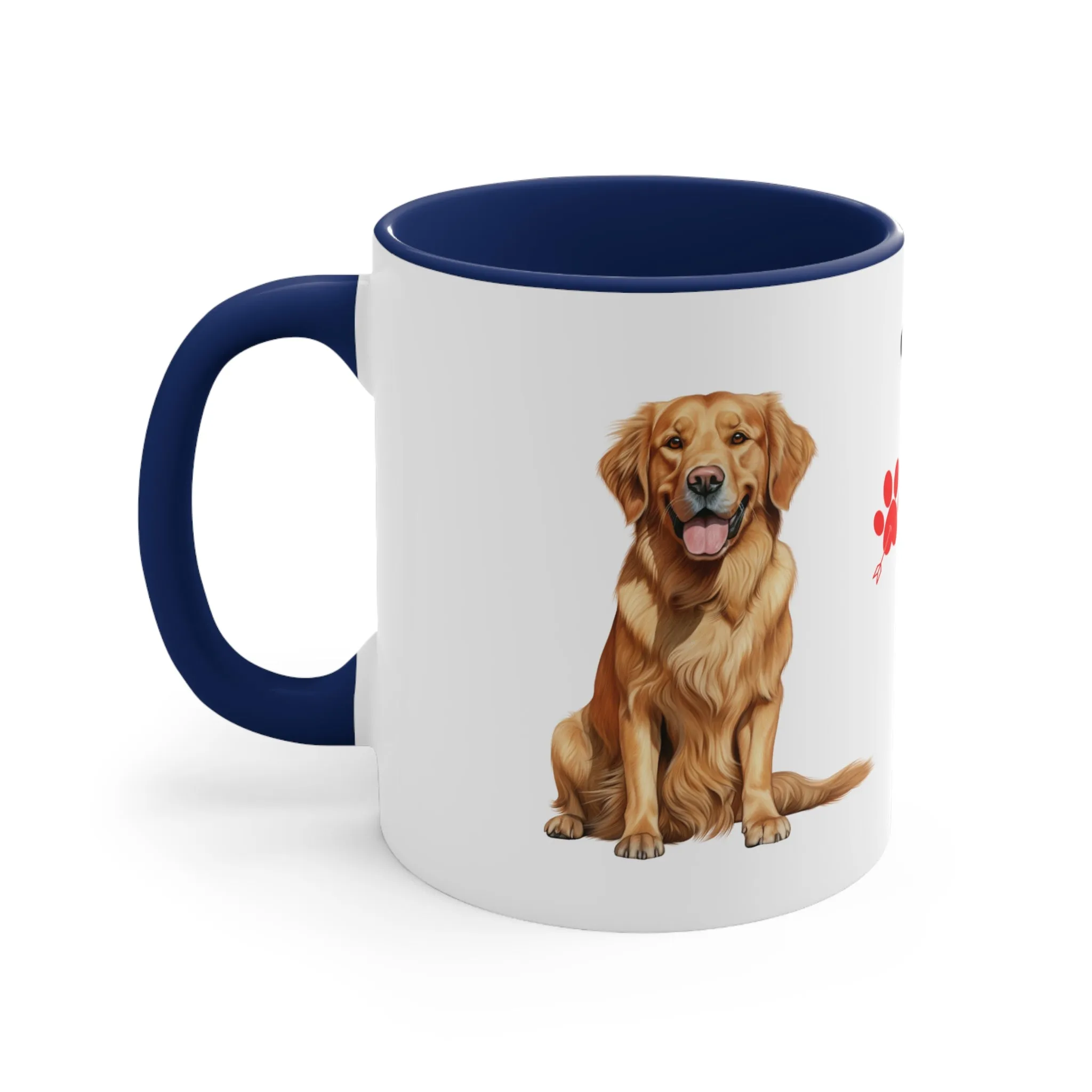 GOLDEN RETRIEVER MUG - Dog Breeds Mugs - Red, Black, Blue and Navy - MUGSCITY - Free Shipping