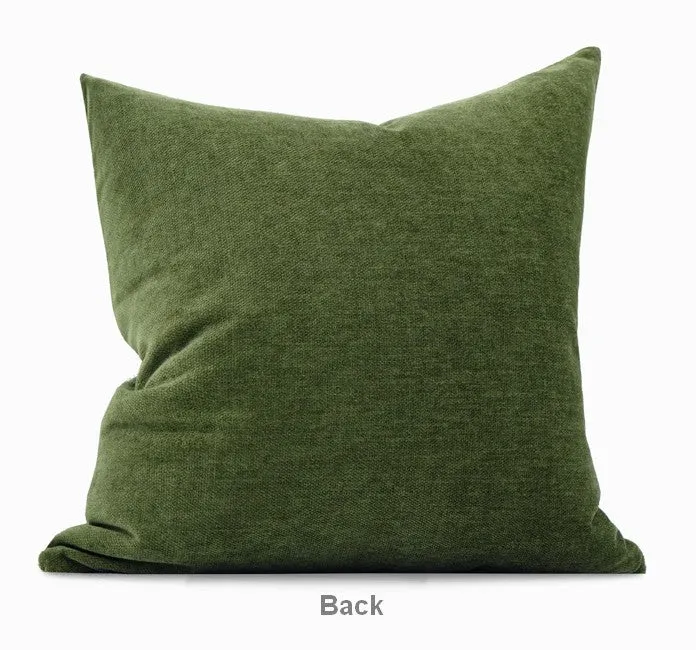 Green White Modern Sofa Pillows, Large Square Modern Throw Pillows for Couch, Simple Throw Pillow for Interior Design, Large Decorative Throw Pillows