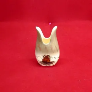 Handcrafted Alaska Seal Design Vase