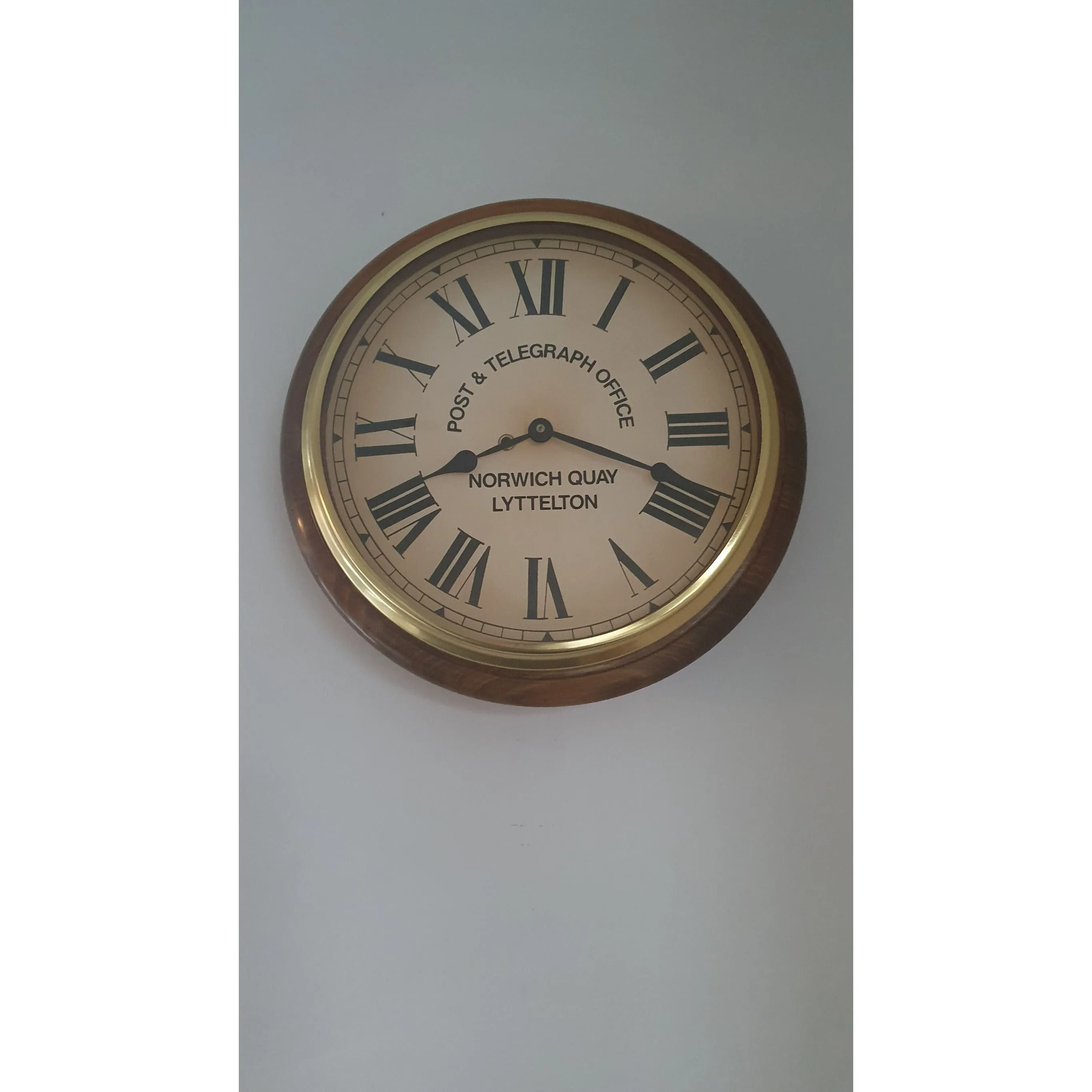 Handcrafted Post Office Clock (Large size) – NZ Made with Timeless Style