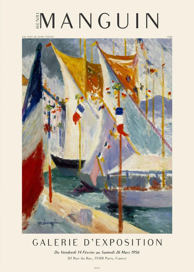 Henri Manguin - the port of saint tropez