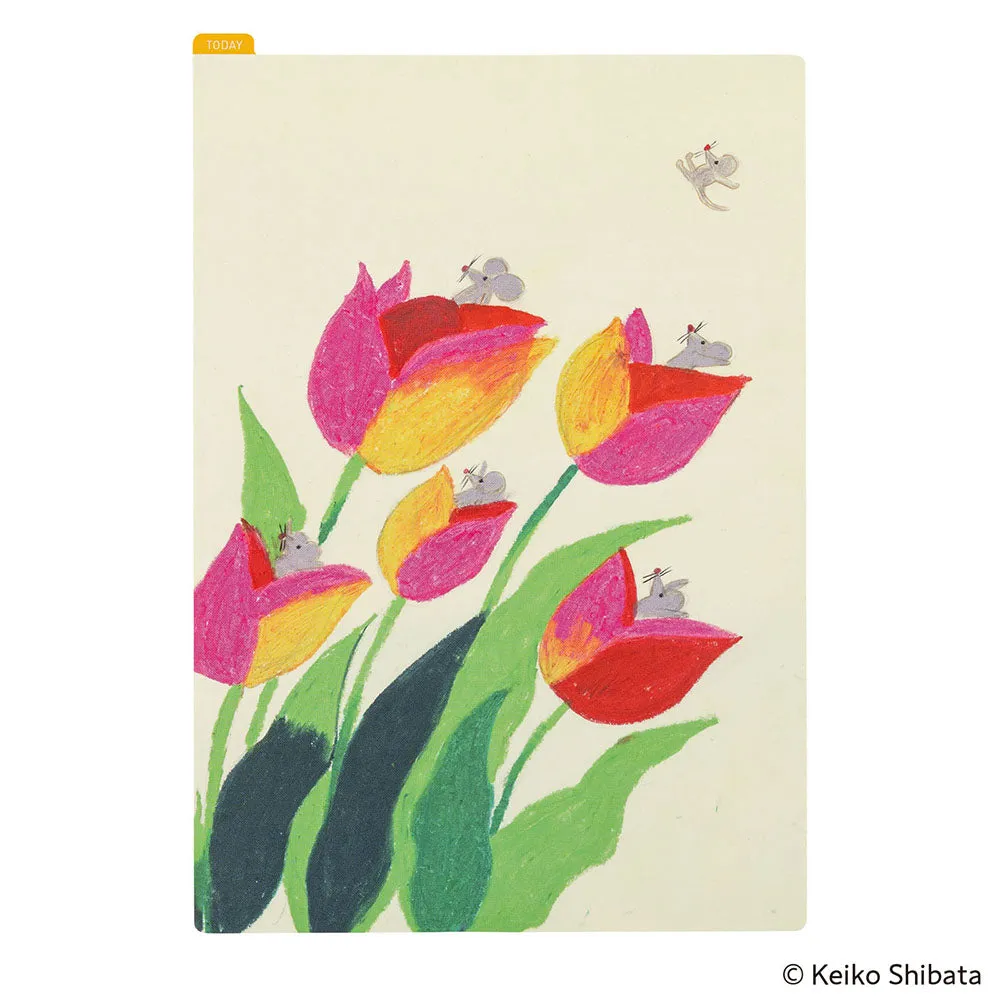 [Hobonichi Pencil Board] Swaying Tulips (A5)