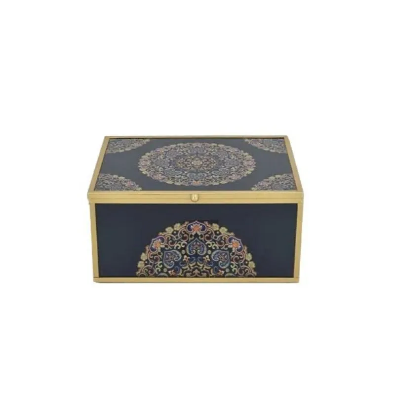 Jewelry Box Black & Gold Medium