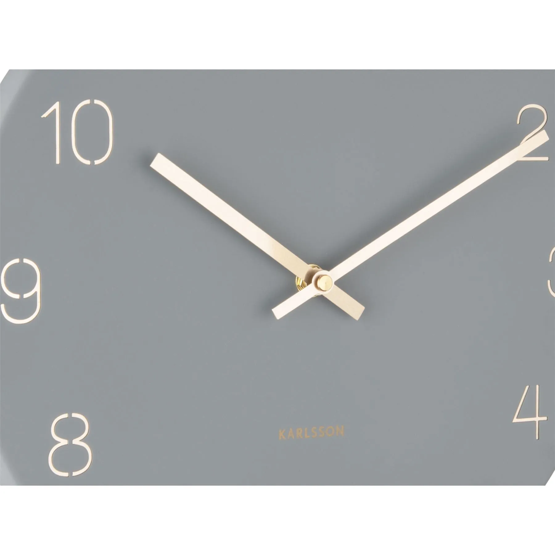 Karlsson Charm Engraved Numbers Small 30cm  Wall Clock