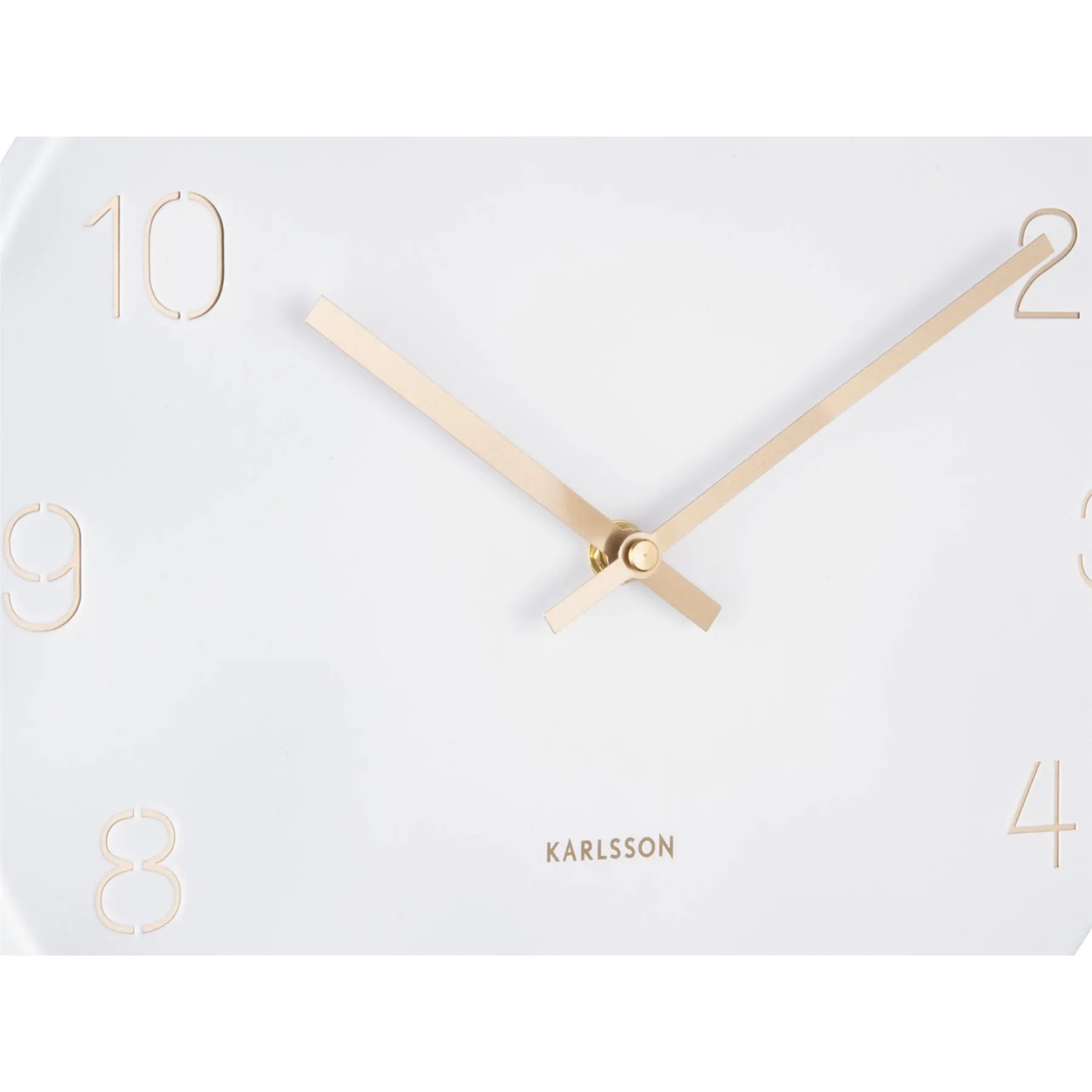 Karlsson Charm Engraved Numbers Small 30cm  Wall Clock